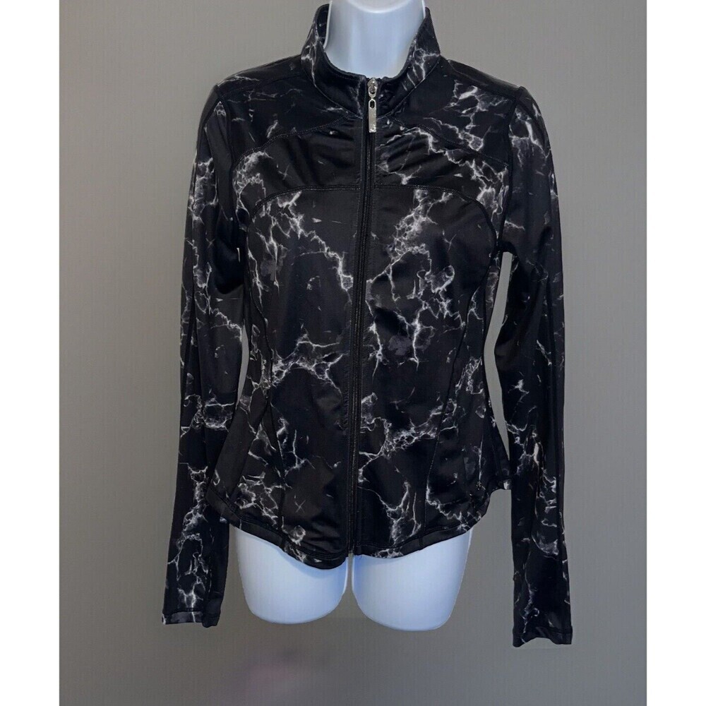 Buffbunny (M) Limitless Fitted Jacket Full zip Logo Gym Workout Collared